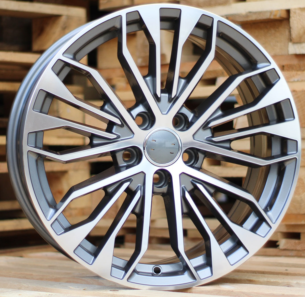 Alu kola Racing Line B1096 8.5x19 5x112 ET43 šedá, Audi WheelsUp