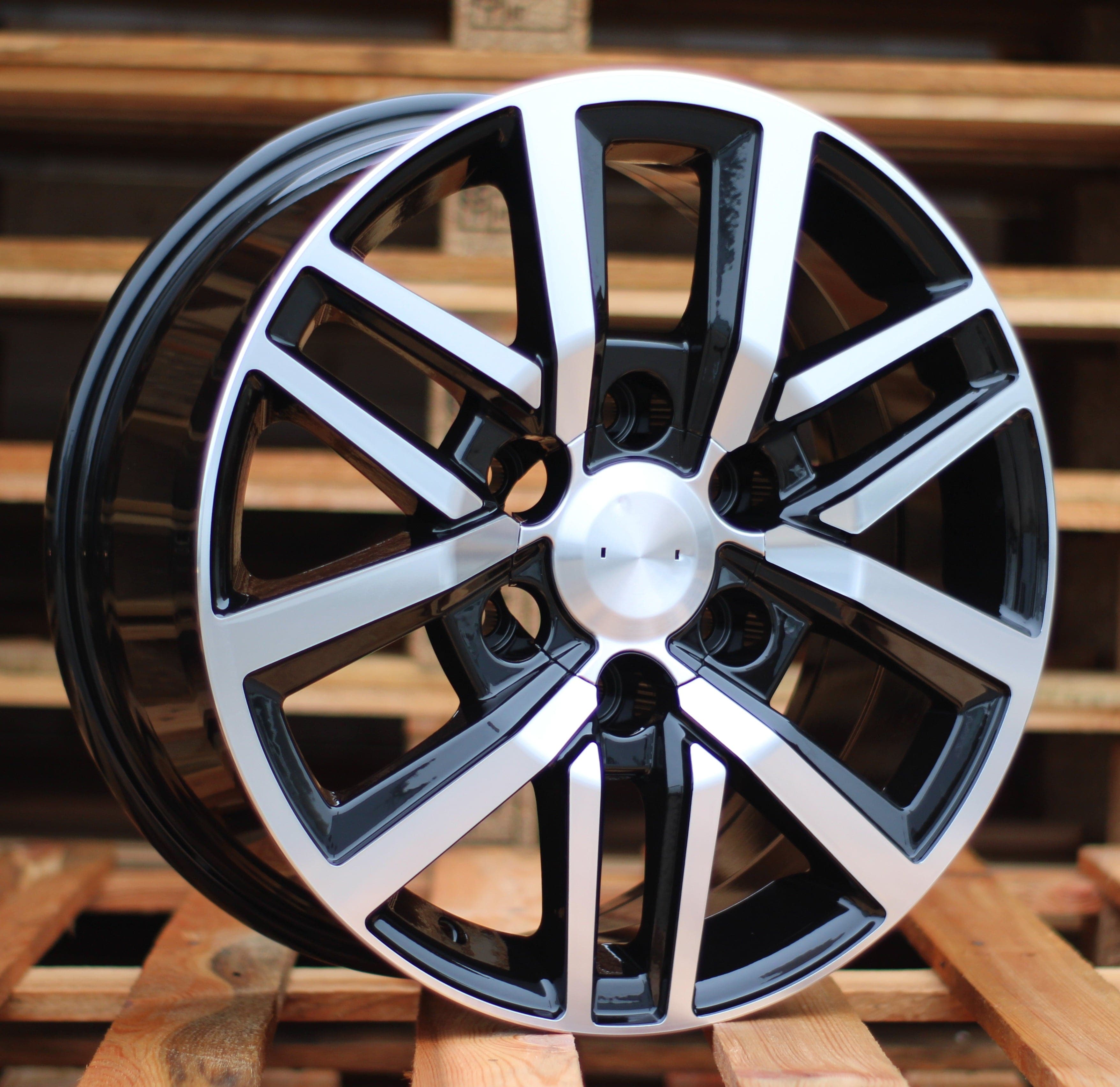 Alu kola Racing Line B1155 7.5x17 6x139.7 ET25 černá, Toyota WheelsUp