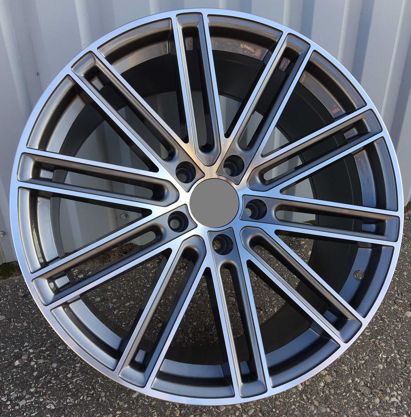 Alu kola Racing Line B1271 9.5x21 5x130 ET60 šedá, Porsche WheelsUp