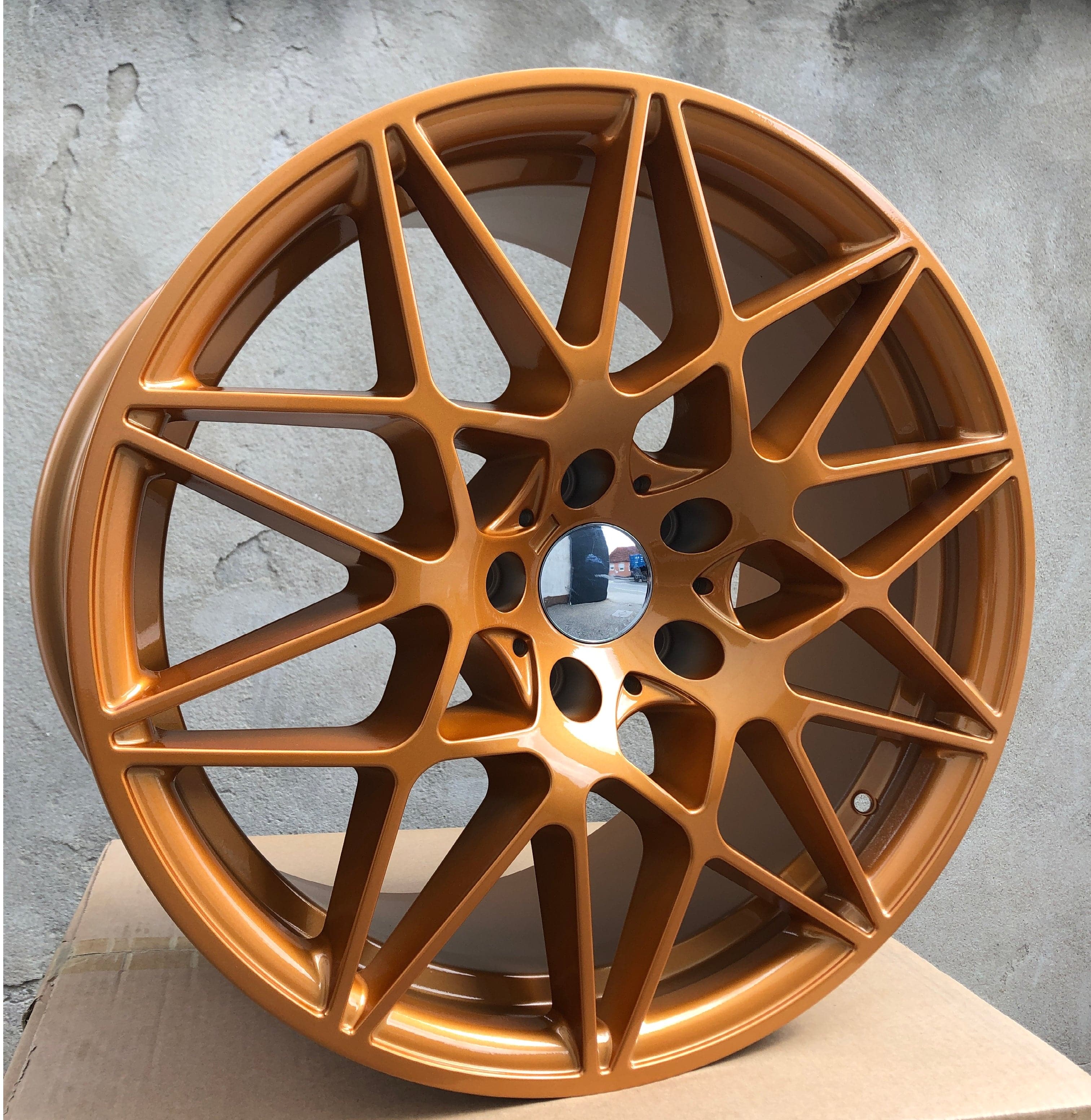 Alu kola Racing Line B5167 8.5x19 5x120 ET34 oranžová, BMW WheelsUp