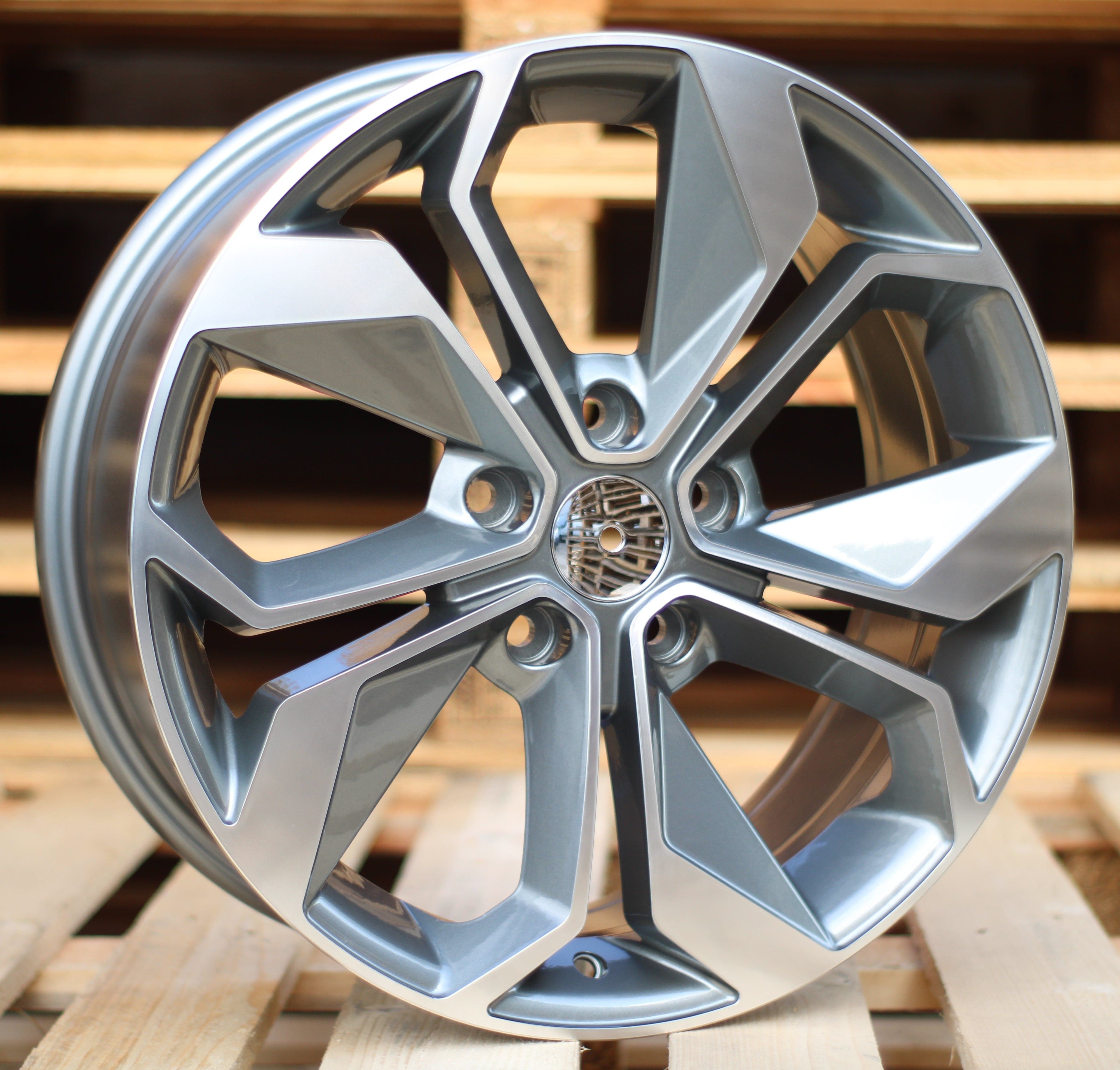 Alu kola Racing Line B5168 6.5x15 5x114.3 ET45 šedá, Renault WheelsUp