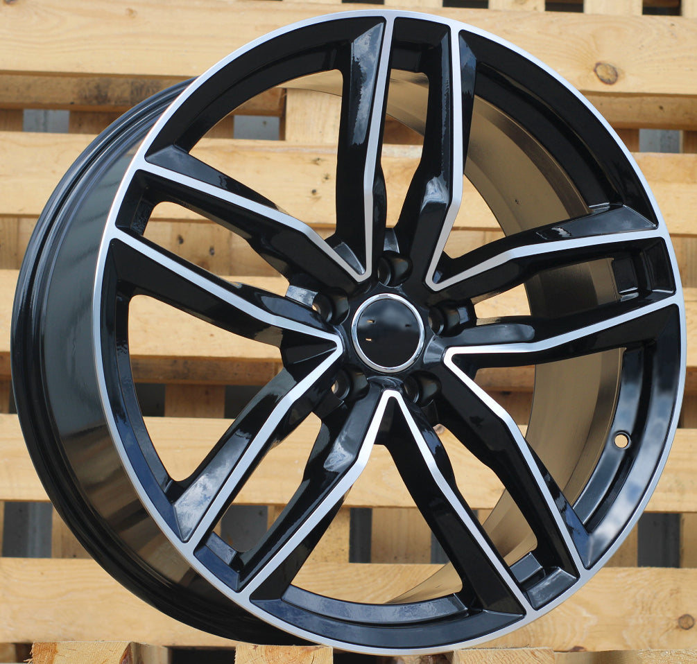 Alu kola Racing Line BK690 7.5x17 5x100 ET40 černá, Audi WheelsUp