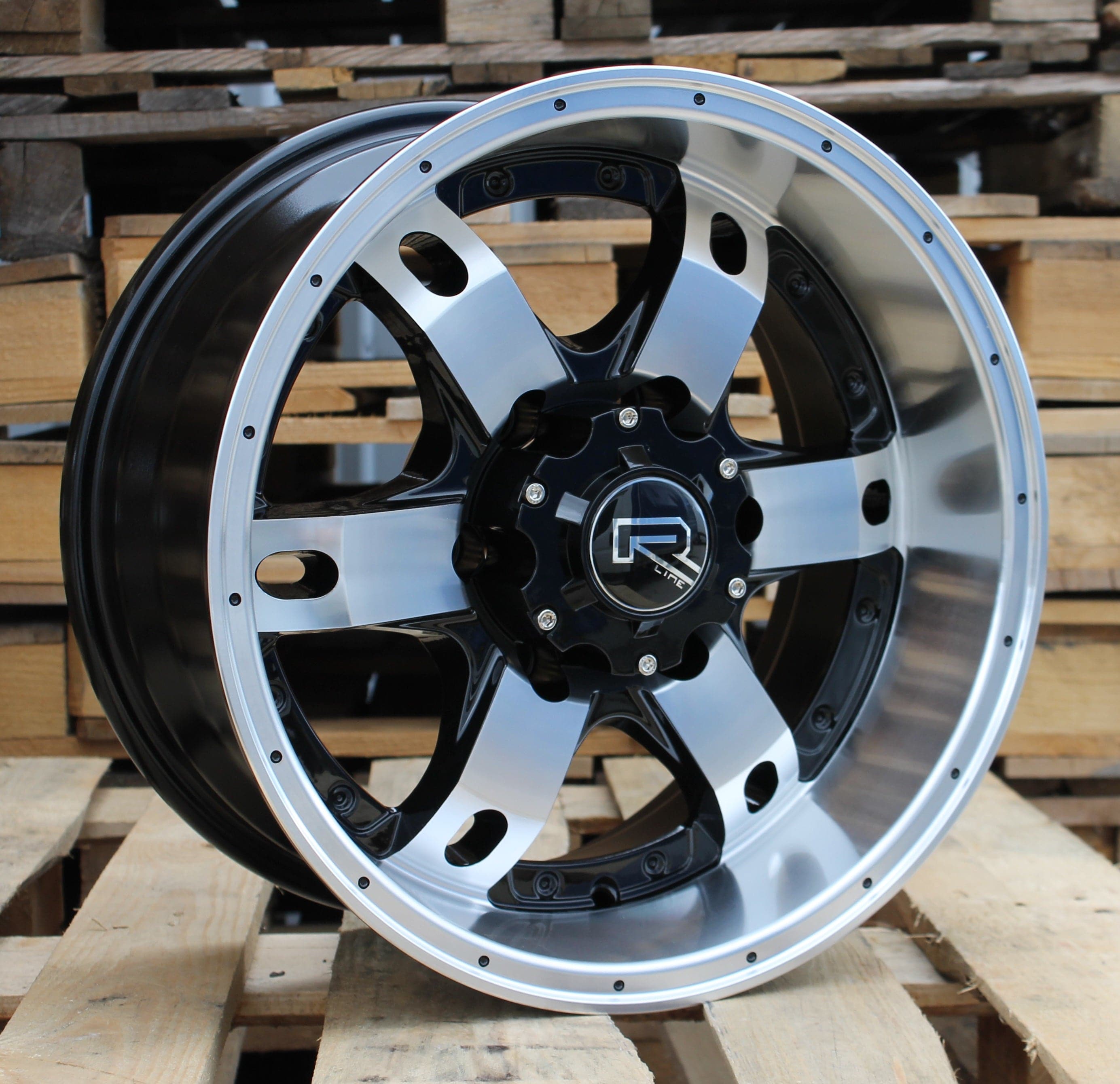 Alu kola Racing Line BK749 8x16 6x139.7 ET-10 černá, Offroad WheelsUp