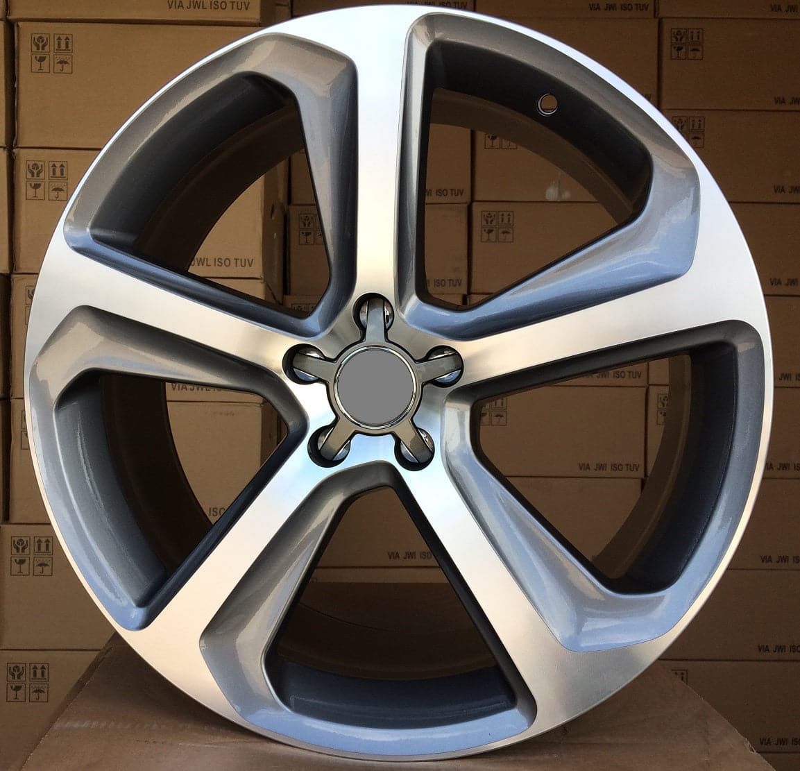 Alu kola Racing Line BY960 8.5x20 5x112 ET33 šedá, Audi WheelsUp