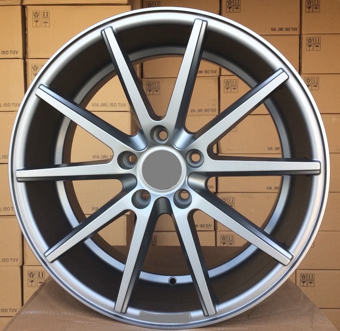 Alu kola Racing Line F1122 9.5x19 5x120 ET38 šedá, BMW WheelsUp