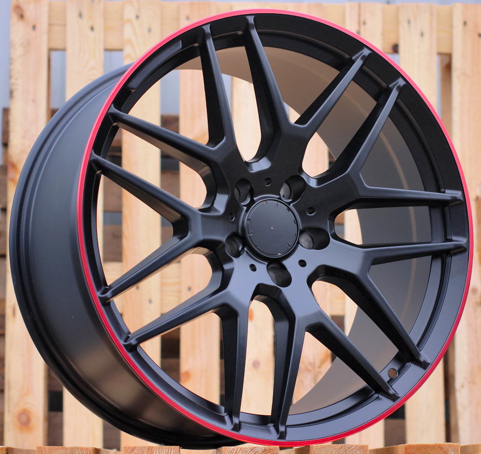 Alu kola Racing Line FE115 10x22 5x130 ET50 černá, Mercedes WheelsUp