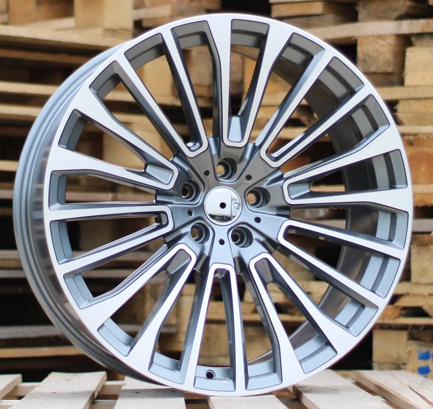 Alu kola Racing Line FE222 9.5x22 5x112 ET32 šedá, BMW WheelsUp