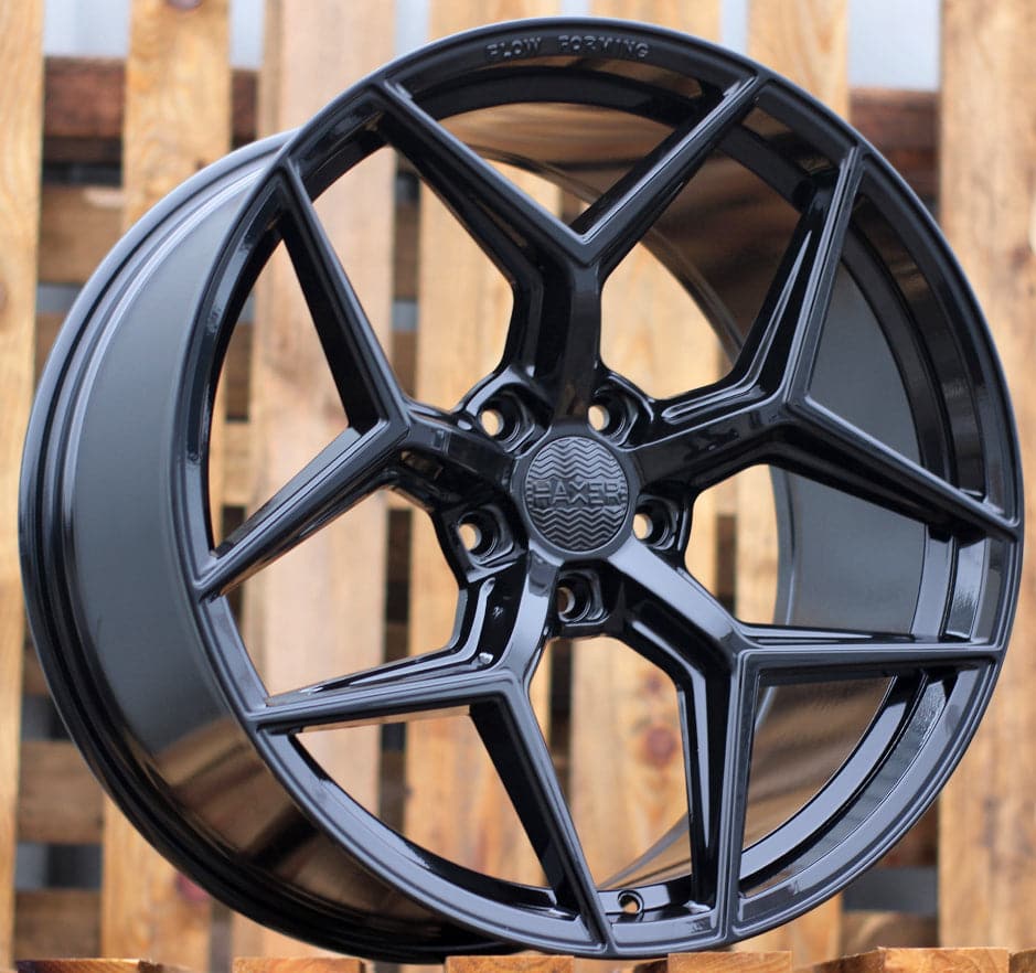 Alu kola HAXER HX04F 8.5x20 5x112 ET25, černá WheelsUp