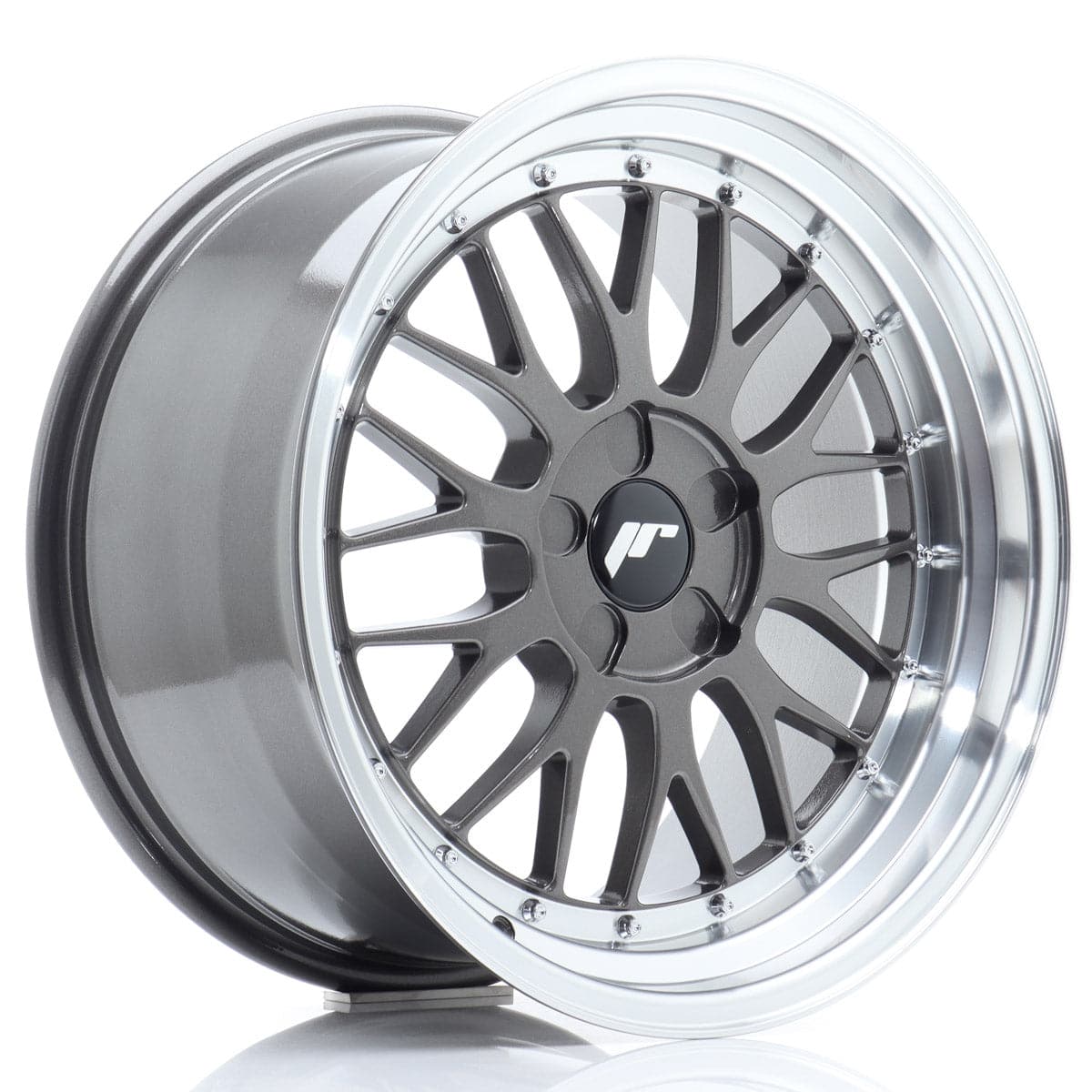 Alu kola Japan Racing JR23 18x8 ET40 5x112 Hyper Gray w/Machined Lip WheelsUp