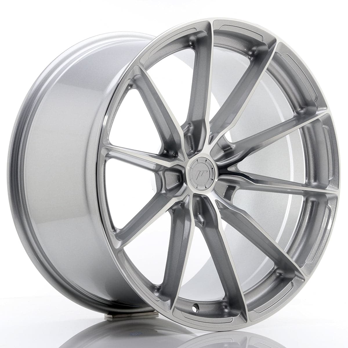 Alu kola Japan Racing JR37 19x8,5 ET45 5x112 Silver Machined Face WheelsUp