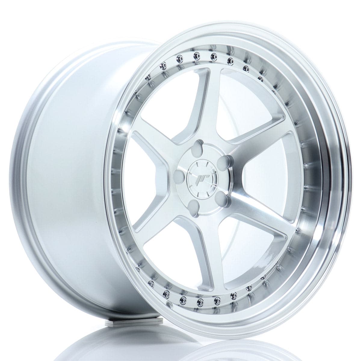 Alu kola Japan Racing JR43 19x8,5 ET15-35 5H BLANK Silver w/Machined Face WheelsUp