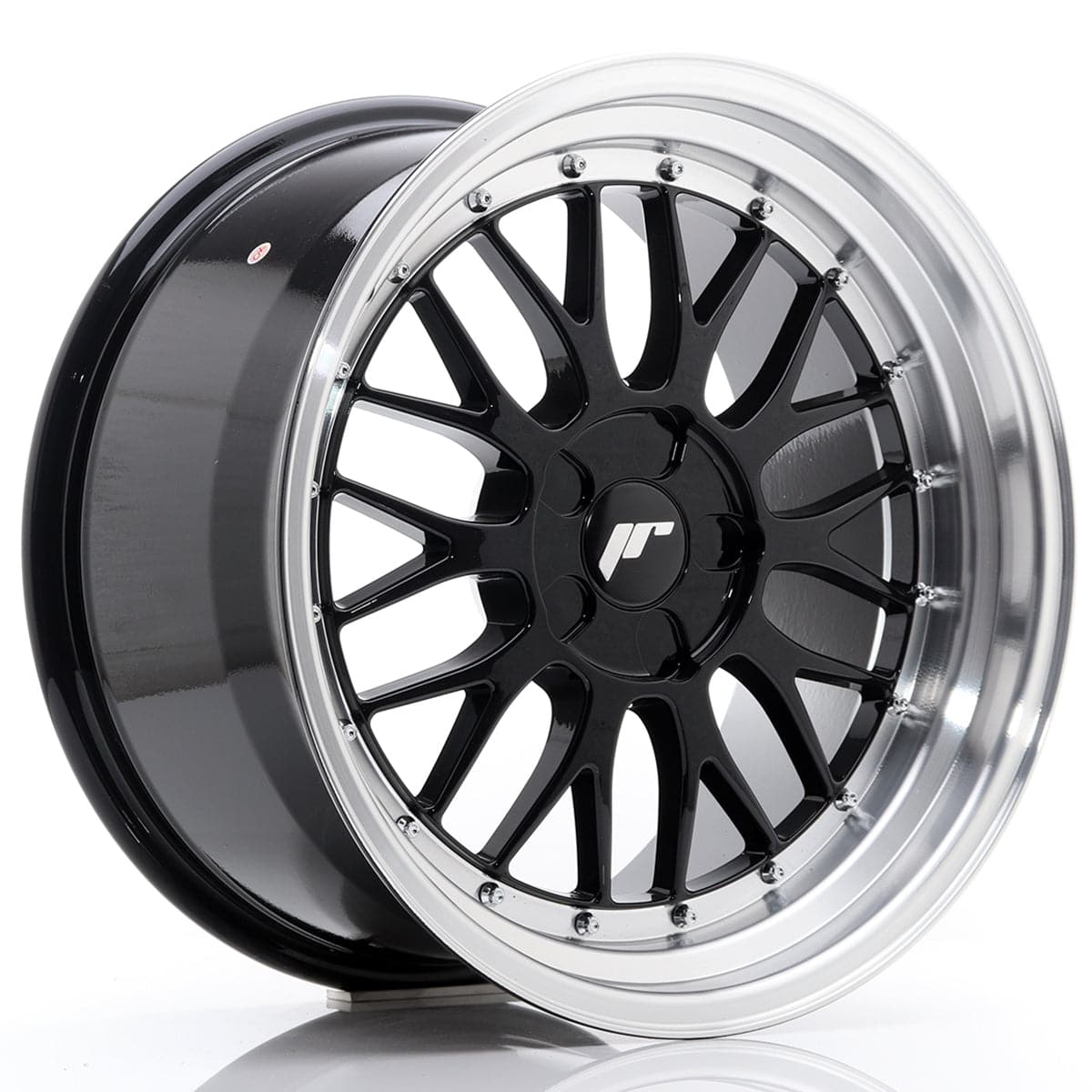 Alu kola Japan Racing JR23 17x8 ET35 5x120 Gloss Black w/Machined Lip WheelsUp