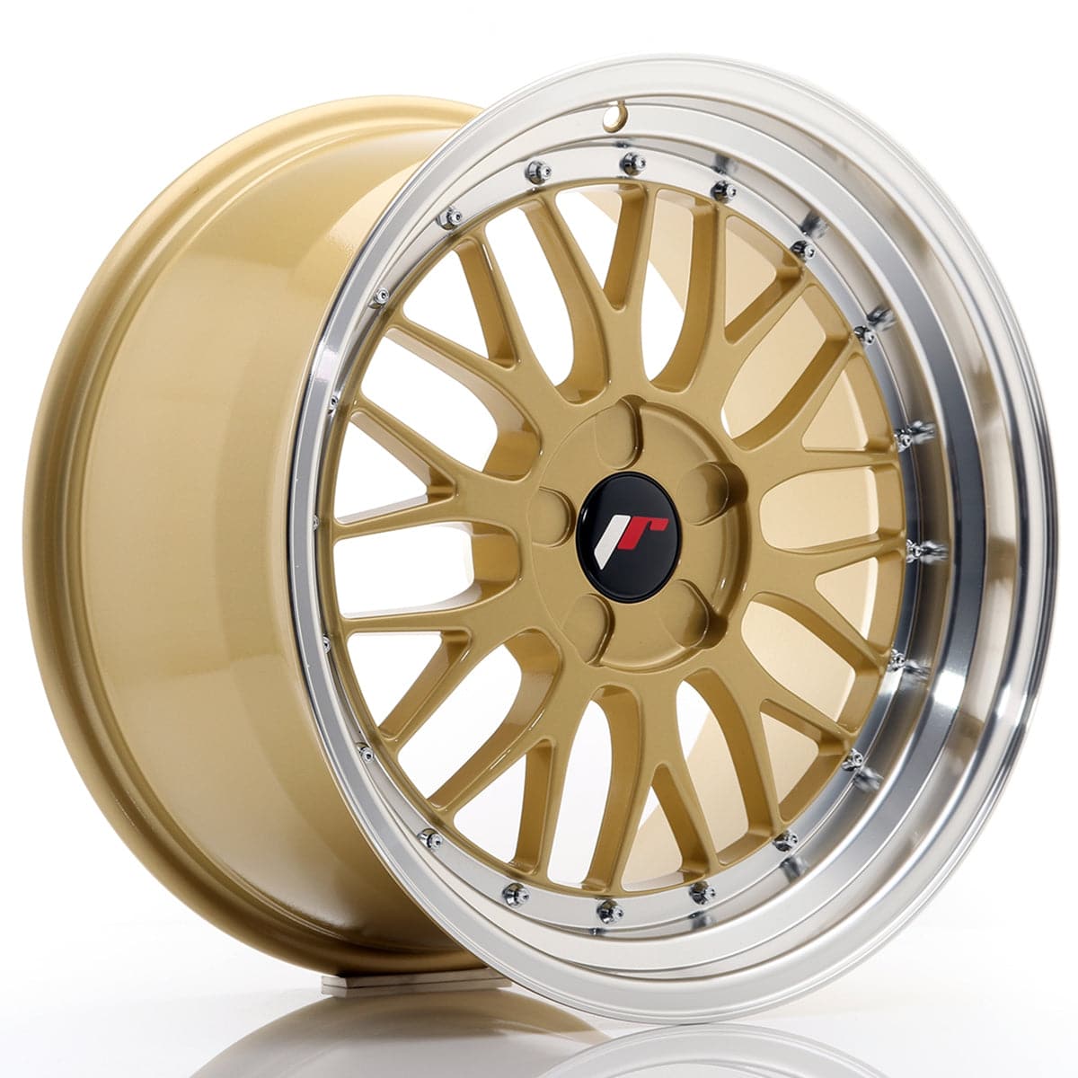 Alu kola Japan Racing JR23 18x8 ET40 5x112 Gold w/Machined Lip WheelsUp