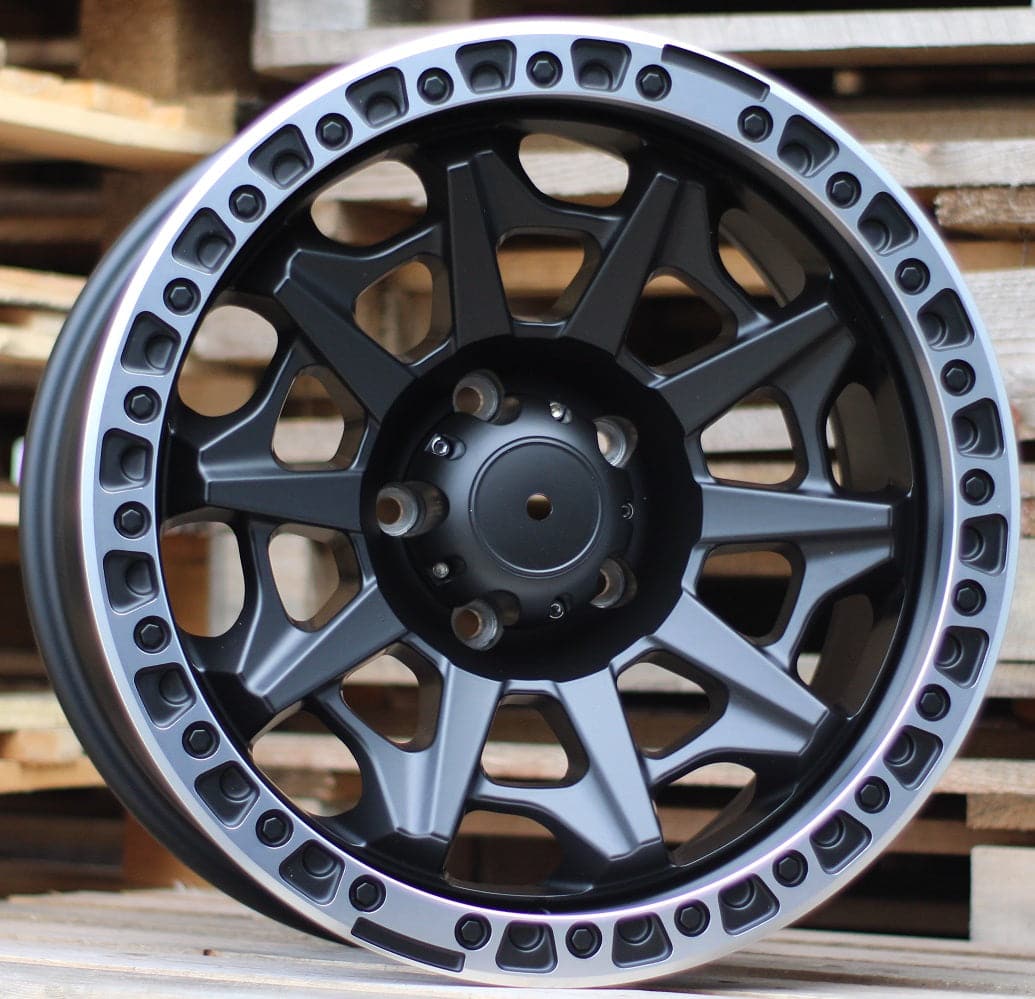 Alu kola Racing Line L2174 9x18 5x139.7 ET-12 černá, Offroad WheelsUp