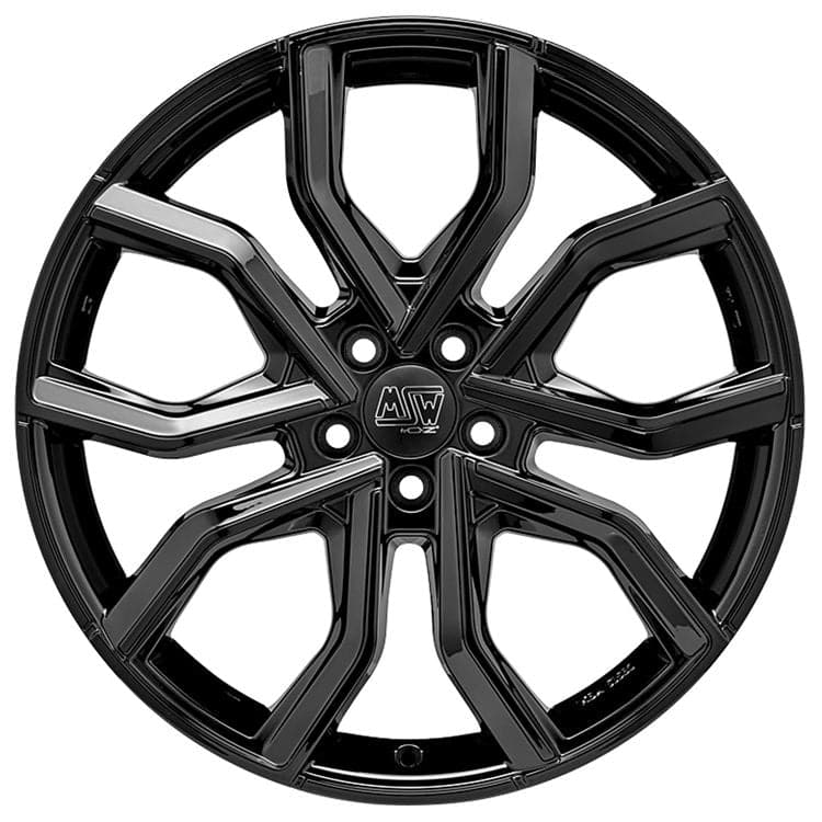 Alu kola MSW 41 8x19 5x112 ET27 73,1 Gloss Black WheelsUp