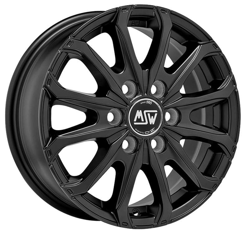 Alu kola MSW 48 9x19 5x112 ET21 66,6 černá WheelsUp