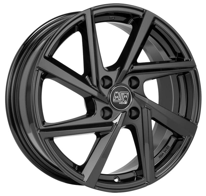 Alu kola MSW 80/4 6x15 4x100 ET40 63,3 Gloss Black WheelsUp
