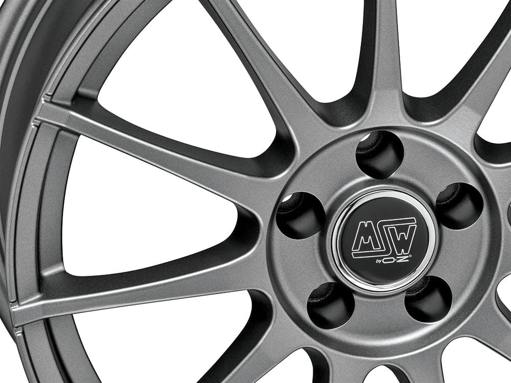 Alu kola MSW 85 6,5x16 5x100 ET45 63,4 grafit WheelsUp