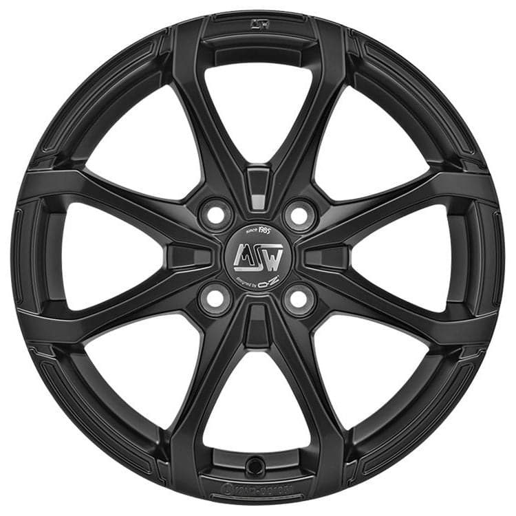 Alu kola MSW X4 7x16 4x100 ET37 60,1 černá WheelsUp