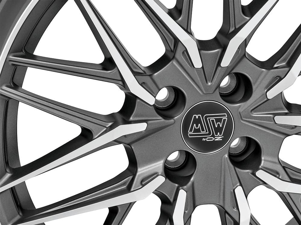 Alu kola MSW 50-4 7,5x18 4x100 ET42 63,4 šedá WheelsUp