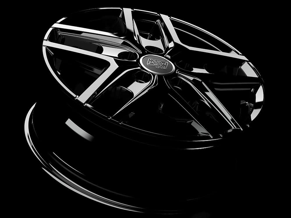 Alu kola MSW 40 VAN 6,5x16 5x118 ET48 71,1 černá WheelsUp