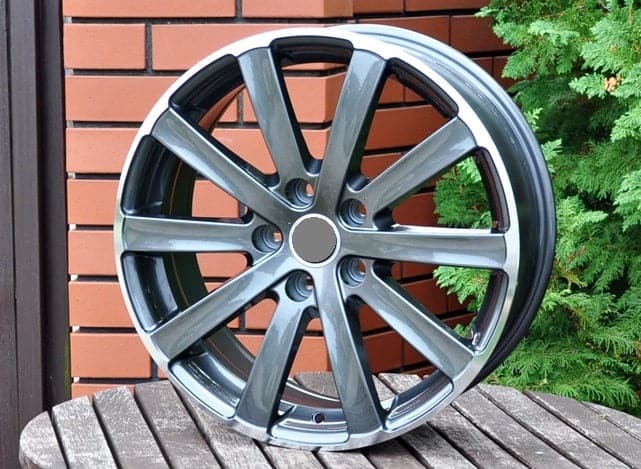 Alu kola Racing Line SK518 7x17 5x112 ET45 šedá, Škoda WheelsUp