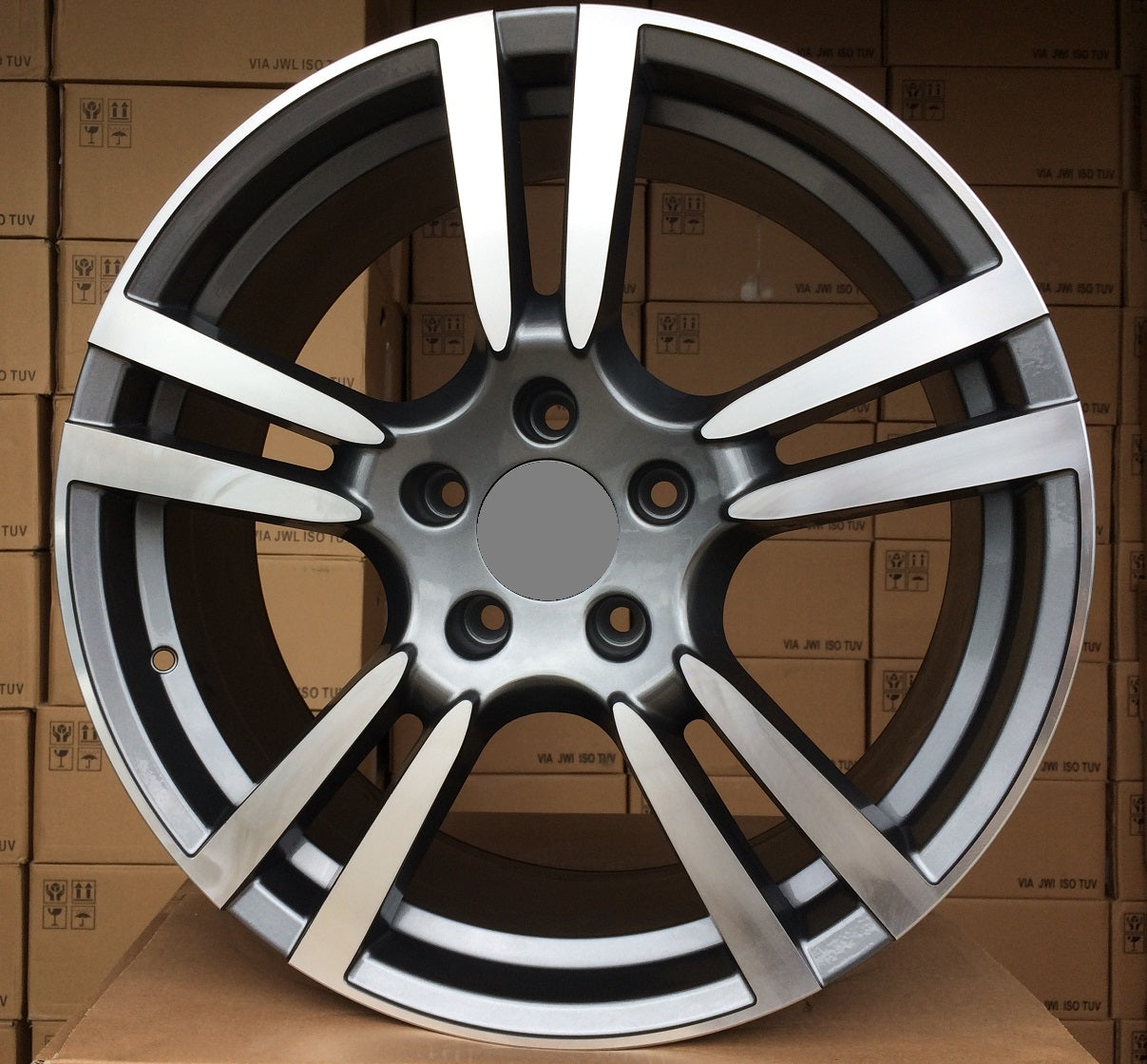 Alu kola Racing Line E946 11x20 5x130 ET67 šedá, Porsche WheelsUp