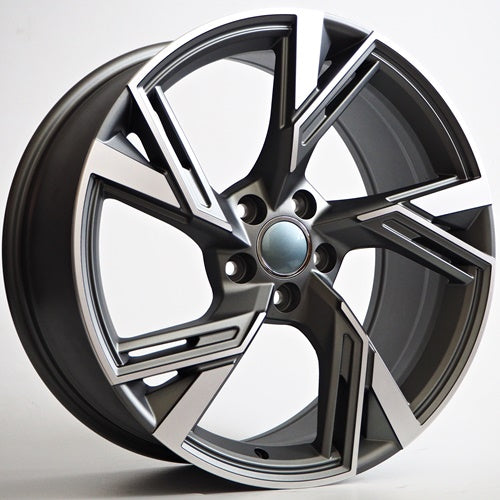 Alu kola Racing Line Abri 8,5x19 5x112 ET42 Grey Matt Face Machined WheelsUp