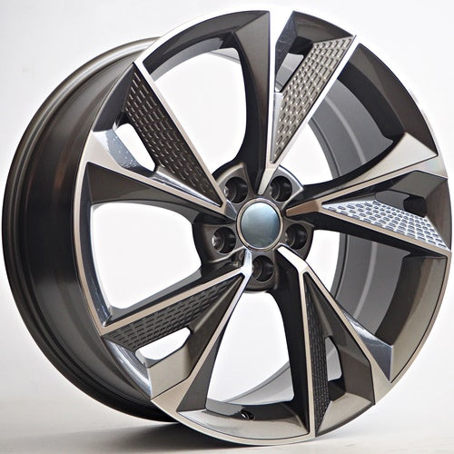 Alu kola Racing Line Alto 9,5x21 5x112 ET30 Grey Face Machined WheelsUp