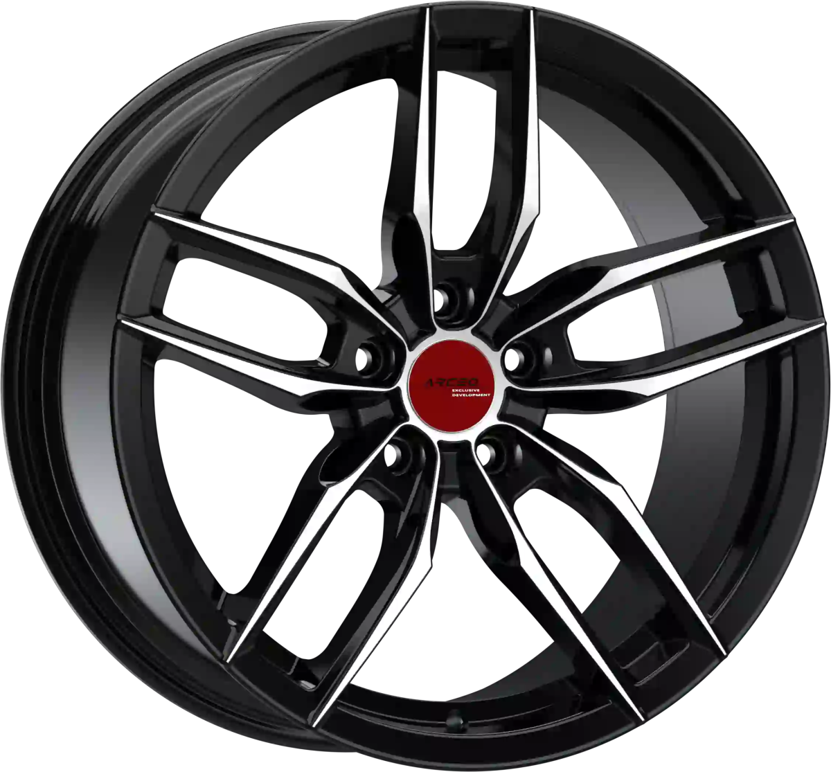 Alu kola Arceo Madrid 8x18 5x112 ET34 Black Diamond WheelsUp