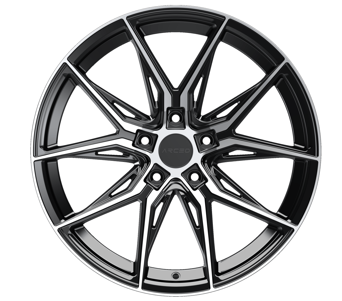 Alu kola Arceo Marseille 8x18 5x114.3 ET35 Black Diamond WheelsUp
