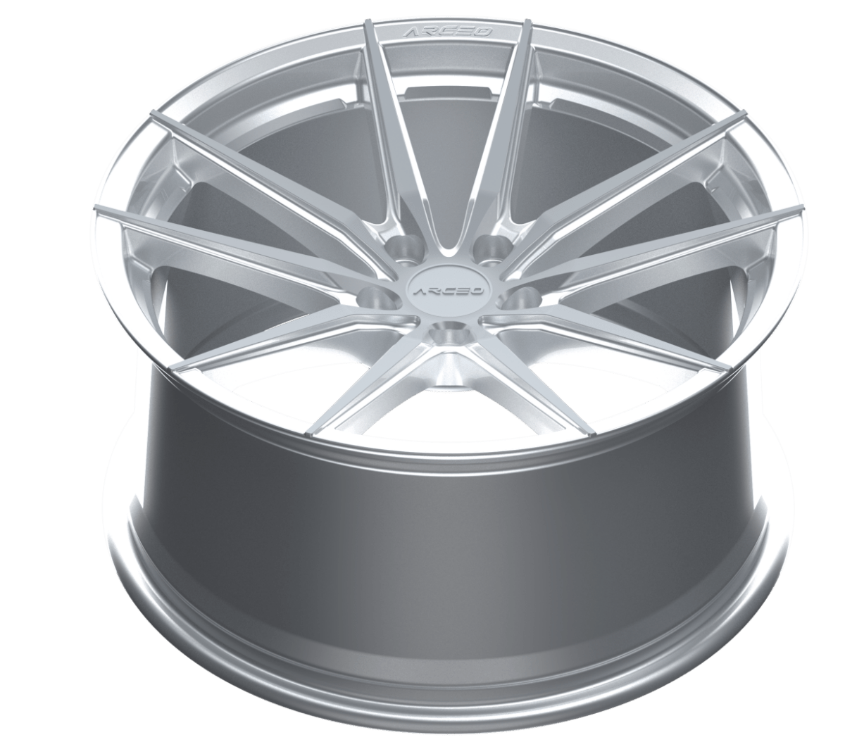 Alu kola Arceo Monaco 10x20 5x112 ET40 Silver Diamond WheelsUp