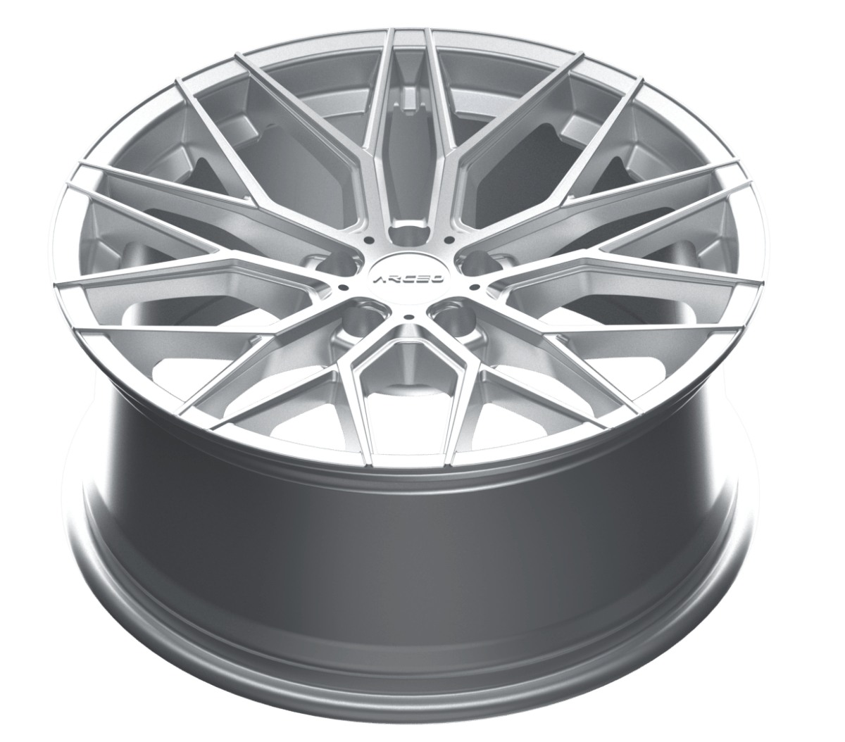 Alu kola Arceo Valencia 10x20 5x114.3 ET40 Silver Diamond WheelsUp