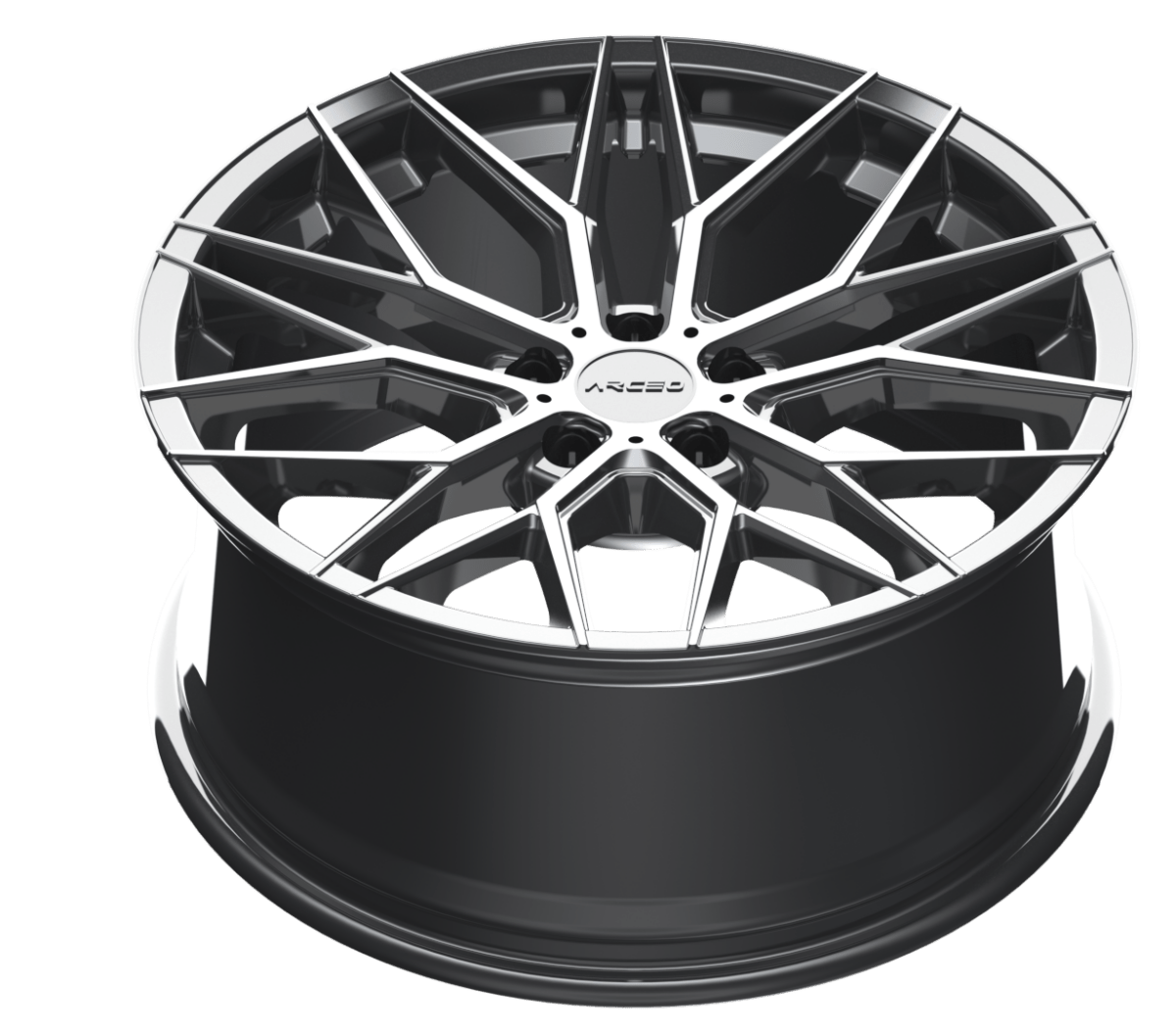 Alu kola Arceo Valencia 10x20 5x114.3 ET40 Titan Diamond WheelsUp