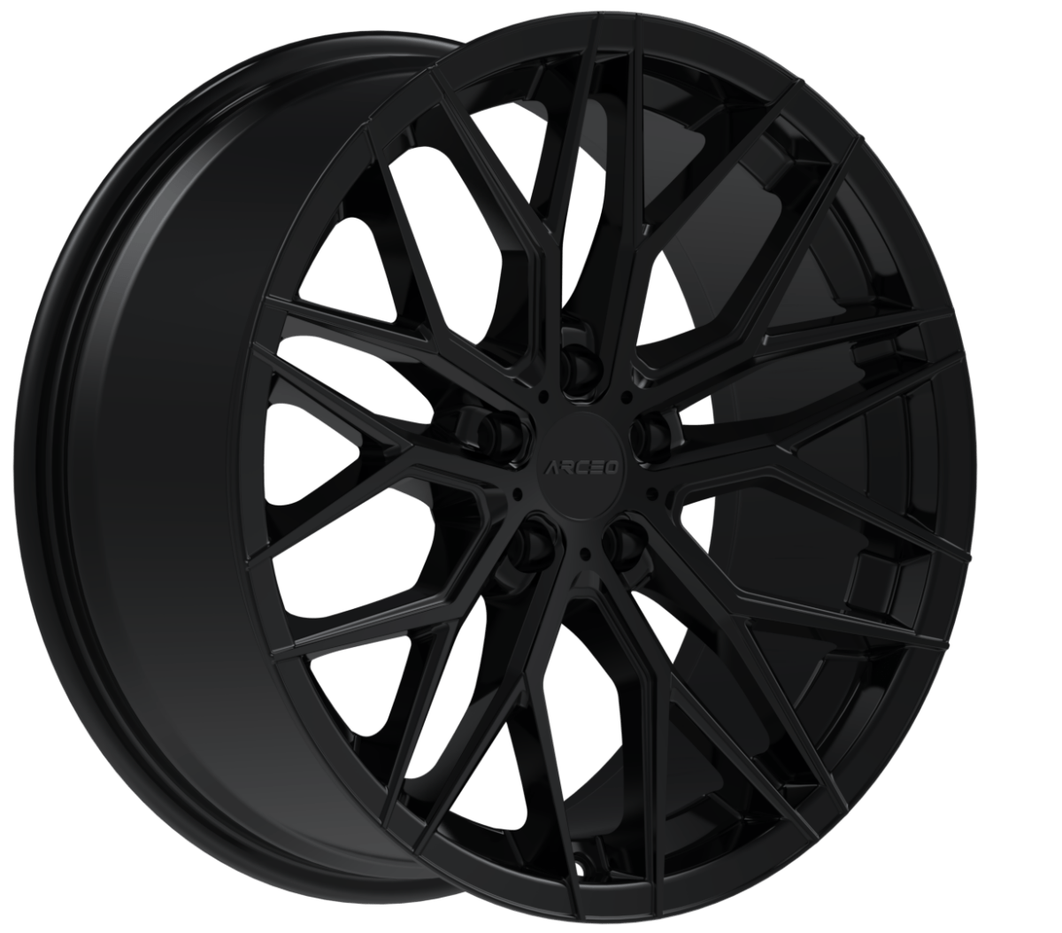 Arceo Valencia 9.5x19 5x120 ET37 Matt Black - Wheelsup.cz