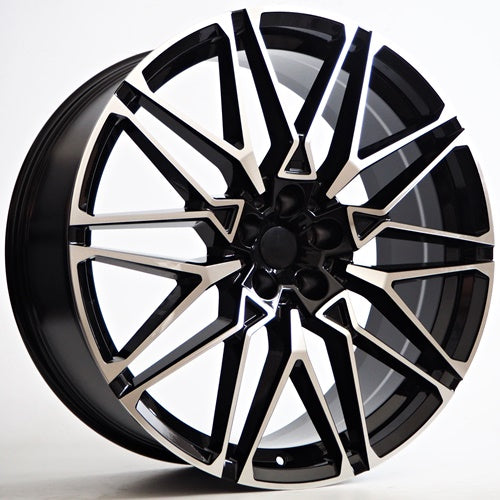 Alu kola Racing Line Axel 9,5x22 5x112 ET32 Black Face Machined WheelsUp