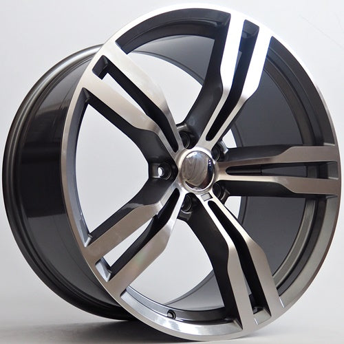 Alu kola Racing Line Capri 10x20 5x112 ET41 Grey Face Machined WheelsUp