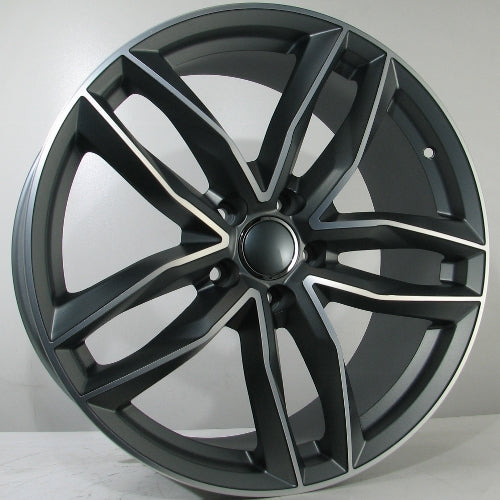 Alu kola Racing Line Douglas 8x18 5x112 ET45 Grey Matt Face Machined WheelsUp