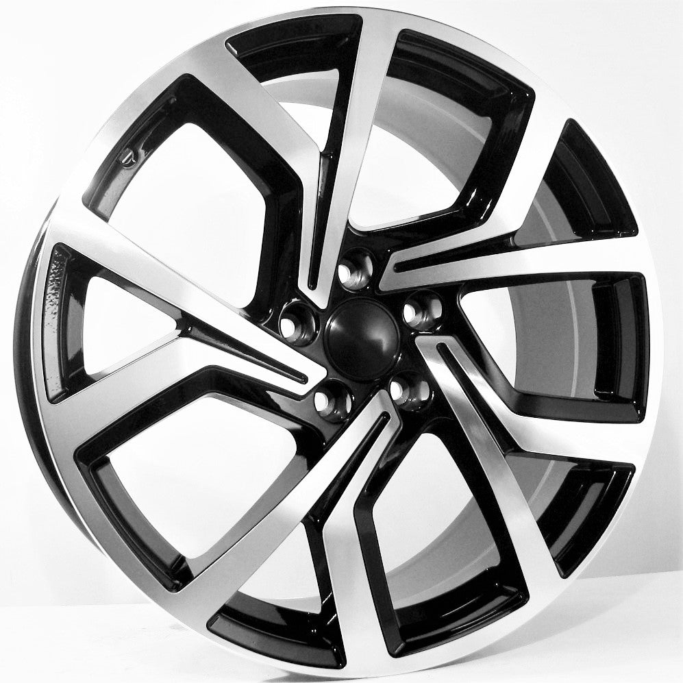 Alu kola Racing Line Fort 8,5x19 5x112 ET45 Black Face Machined WheelsUp