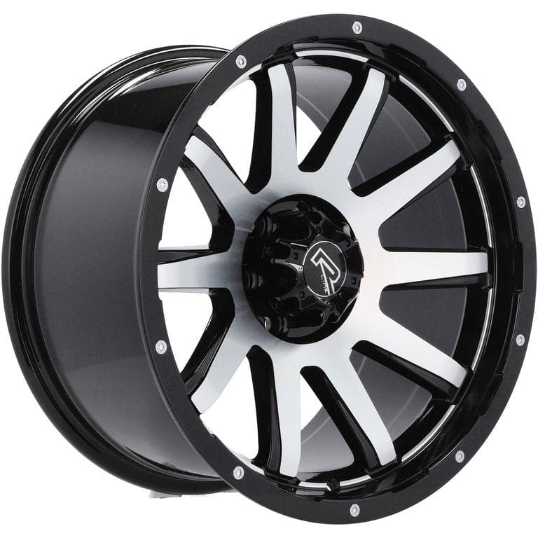 Alu kola Racing Line A1302 9x17 5x139.7 ET0 černá, Offroad WheelsUp