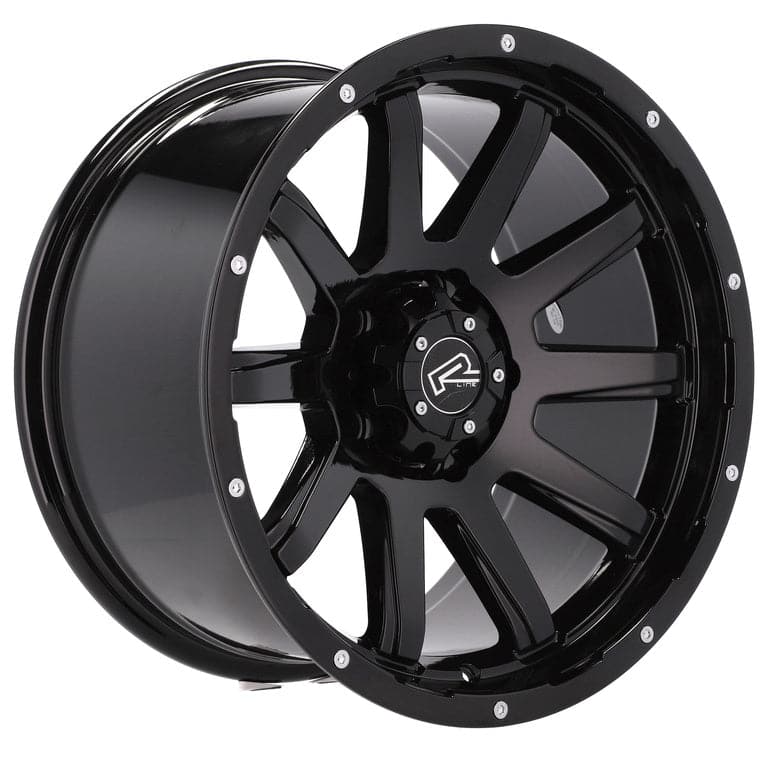 Alu kola Racing Line A1302 9x17 5x139.7 ET0 černá, Offroad WheelsUp