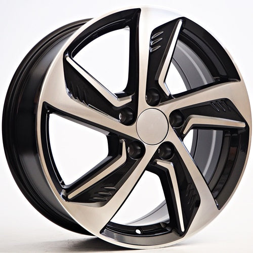 Alu kola Racing Line Drive 7x17 5x114,3 ET55 Black Face Machined WheelsUp
