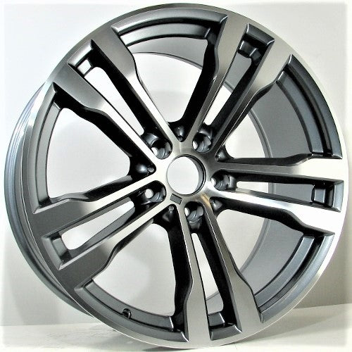 Alu kola Racing Line Faber 11x20 5x120 ET37 Grey Face Machined WheelsUp