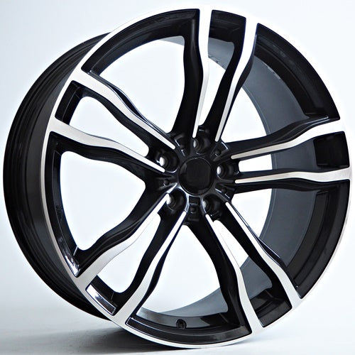 Alu kola Racing Line Taran 10x22 5x120 ET40 Black Face Machined WheelsUp
