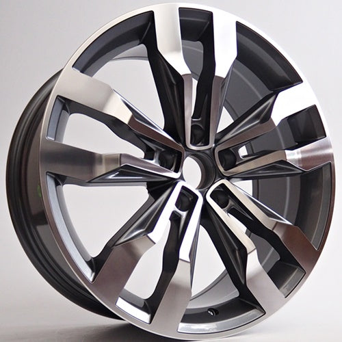 Alu kola Racing Line Flatch 9x20 5x112 ET35 Grey Face Machined WheelsUp