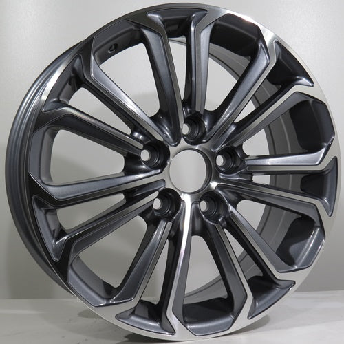 Alu kola Racing Line Gerad 7x17 5x114,3 ET45 Grey Face Machined WheelsUp