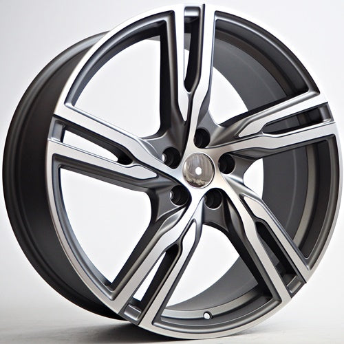Alu kola Racing Line Globe 8,5x20 5x108 ET45 Grey Matt Face Machined WheelsUp