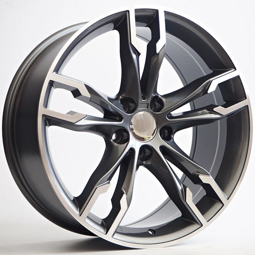Alu kola Racing Line Grip 9,5x19 5x112 ET34 Grey Face Machined WheelsUp