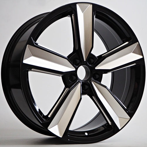 Alu kola Racing Line Hard 8,5x19 5x112 ET35 Black Milling WheelsUp