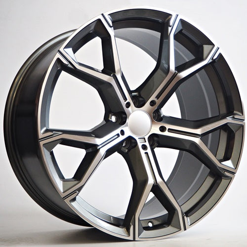 Alu kola Racing Line Harper 9,5x21 5x112 ET37 Grey Face Machined WheelsUp